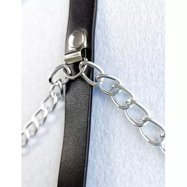 TOPACC Punk Waist Chain Belt Goth Body Harness for Women Leather Garter Gothic Belts Emo Rave Outfit CosplayBlack16