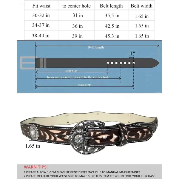 TOPACC Western Belts for Womens Mens Cowgirl Cowboy Country Belts with Buckles for Jeans Pants RodeoKpink