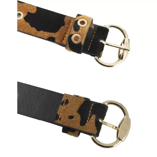TOPACC Western Belts for Womens Mens Cowgirl Cowboy Country Belts with Buckles for Jeans Pants RodeoObrown