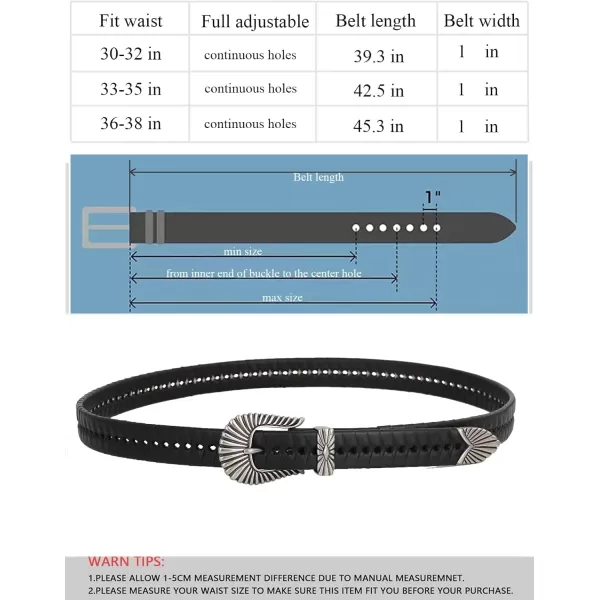 TOPACC Western Fashion Cowgirl Cowboy belts for Women Mens Jeans Pants DressesStyle03