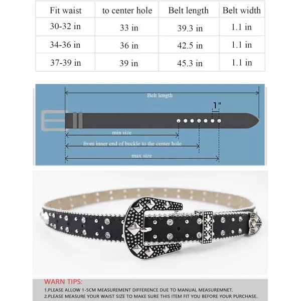 TOPACC Western Fashion Cowgirl Cowboy belts for Women Mens Jeans Pants DressesStyle04