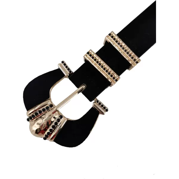 TOPACC Western Fashion Cowgirl Cowboy belts for Women Mens Jeans Pants DressesStyle06