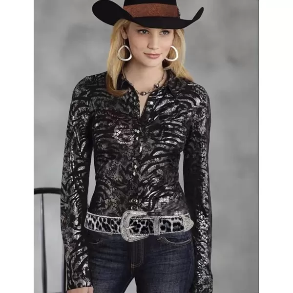 TOPACC Western Fashion Cowgirl Cowboy belts for Women Mens Jeans Pants DressesStyle08