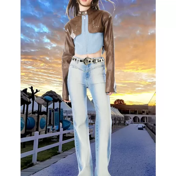 TOPACC Western Fashion Cowgirl Cowboy belts for Women Mens Jeans Pants DressesStyle12