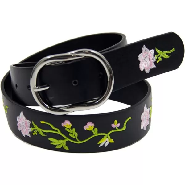 TOPACC Western Fashion Cowgirl Cowboy belts for Women Mens Jeans Pants DressesGreen