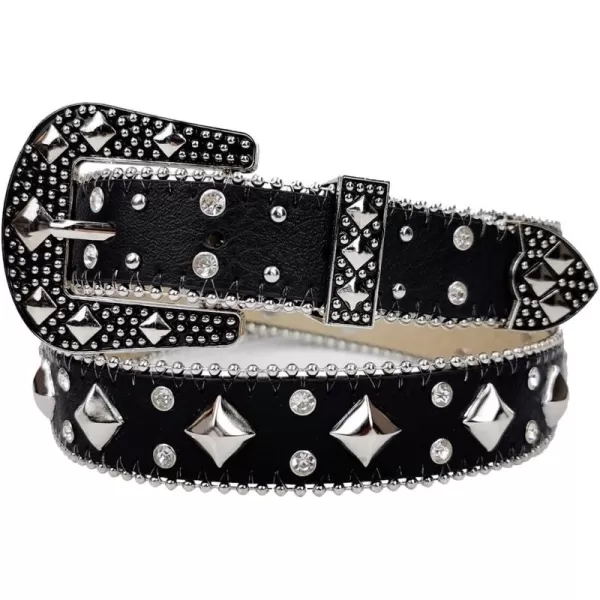 TOPACC Western Fashion Cowgirl Cowboy belts for Women Mens Jeans Pants DressesStyle04