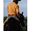 imageTOPACC 2 Pack Western Belts for Men Women Without Buckle Cowgirl Cowboy Belt Strap 15quotB Blackdark Brown