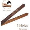 imageTOPACC 2 Pack Western Belts for Men Women Without Buckle Cowgirl Cowboy Belt Strap 15quotLight Browndark Brown