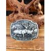 imageTOPACC Deer Belt Buckle Western Cowboy Belt Buckle 15 in Novelty Belt Buckle for Men Women CowgirlAntisilver