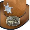 imageTOPACC Deer Belt Buckle Western Cowboy Belt Buckle 15 in Novelty Belt Buckle for Men Women CowgirlBronze