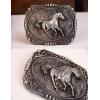 imageTOPACC Deer Belt Buckle Western Cowboy Belt Buckle 15 in Novelty Belt Buckle for Men Women CowgirlSilver