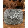 imageTOPACC Deer Belt Buckle Western Cowboy Belt Buckle 15 in Novelty Belt Buckle for Men Women CowgirlSilver