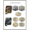 imageTOPACC Genuine Leather Western Belts for Womens Mens Cowboy Cowgirl Belts For Jeans Pants Rodeo OutfitGenuine Leather03