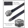 imageTOPACC Genuine Leather Western Belts for Womens Mens Cowboy Cowgirl Belts For Jeans Pants Rodeo OutfitGenuine Leather04