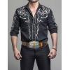 imageTOPACC Genuine Leather Western Belts for Womens Mens Cowboy Cowgirl Belts For Jeans Pants Rodeo OutfitGenuine Leather06
