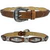 imageTOPACC Genuine Leather Western Belts for Womens Mens Cowboy Cowgirl Belts For Jeans Pants Rodeo OutfitGenuine Leather13