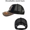 imageTOPACC Western Trucker Hat for Men Women Vintage Cowboy Country Hats Cute Baseball Cap for Western OutfitA Black