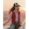 imageTOPACC Western Trucker Hat for Men Women Vintage Cowboy Country Hats Cute Baseball Cap for Western OutfitB Beige