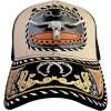 imageTOPACC Western Trucker Hat for Men Women Vintage Cowboy Country Hats Cute Baseball Cap for Western OutfitC Beige