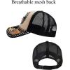 imageTOPACC Western Trucker Hat for Men Women Vintage Cowboy Country Hats Cute Baseball Cap for Western OutfitC Beige