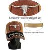 imageTOPACC Western Trucker Hat for Men Women Vintage Cowboy Country Hats Cute Baseball Cap for Western OutfitC Brown