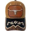 imageTOPACC Western Trucker Hat for Men Women Vintage Cowboy Country Hats Cute Baseball Cap for Western OutfitC Brown