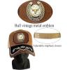 imageTOPACC Western Trucker Hat for Men Women Vintage Cowboy Country Hats Cute Baseball Cap for Western OutfitD Brown