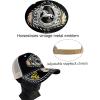 imageTOPACC Western Trucker Hat for Men Women Vintage Cowboy Country Hats Cute Baseball Cap for Western OutfitE Black