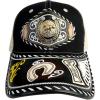 imageTOPACC Western Trucker Hat for Men Women Vintage Cowboy Country Hats Cute Baseball Cap for Western OutfitF Black