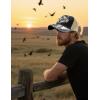 imageTOPACC Western Trucker Hat for Men Women Vintage Cowboy Country Hats Cute Baseball Cap for Western OutfitG Black