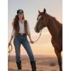 imageTOPACC Western Trucker Hat for Men Women Vintage Cowboy Country Hats Cute Baseball Cap for Western OutfitGrey C