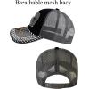imageTOPACC Western Trucker Hat for Men Women Vintage Cowboy Country Hats Cute Baseball Cap for Western OutfitGrey C