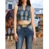 imageTOPACC Womens Mens Western Belt Cowboy Cowgirl Country Belt for Jeans Pants Rodeo OutfitE Brown