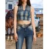 imageTOPACC Womens Mens Western Belt Cowboy Cowgirl Country Belt for Jeans Pants Rodeo OutfitF Brown