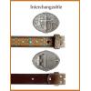 imageTOPACC Womens Mens Western Belt Cowboy Cowgirl Country Belt for Jeans Pants Rodeo OutfitF Brown