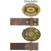 imageTOPACC Womens Mens Western Belt Cowboy Cowgirl Country Belt for Jeans Pants Rodeo OutfitG Brown