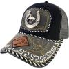 imageTOPACC Western Trucker Hat for Men Women Vintage Cowboy Country Hats Cute Baseball Cap for Western OutfitA Grey