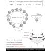 imageTOPACC Concho belts for Women Western Metal Cowgirl Boho Chain Belt for Dresses Jeans Country Concert OutfitCsilver