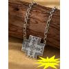 imageTOPACC Concho belts for Women Western Metal Cowgirl Boho Chain Belt for Dresses Jeans Country Concert OutfitCsilver