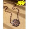 imageTOPACC Concho belts for Women Western Metal Cowgirl Boho Chain Belt for Dresses Jeans Country Concert OutfitDbronze