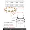 imageTOPACC Concho belts for Women Western Metal Cowgirl Boho Chain Belt for Dresses Jeans Country Concert OutfitDgold