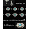 imageTOPACC Concho belts for Women Western Metal Cowgirl Boho Chain Belt for Dresses Jeans Country Concert OutfitEsilver