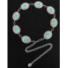 imageTOPACC Concho belts for Women Western Metal Cowgirl Boho Chain Belt for Dresses Jeans Country Concert OutfitEsilver