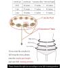 imageTOPACC Cowgirl Belts for Women Western Chain Belt Metal Concho Belt for Dresses Jeans Country Concert OutfitCgold