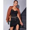 imageTOPACC Cowgirl Belts for Women Western Chain Belt Metal Concho Belt for Dresses Jeans Country Concert OutfitEgold