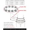 imageTOPACC Cowgirl Belts for Women Western Chain Belt Metal Concho Belt for Dresses Jeans Country Concert OutfitFsilver