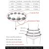 imageTOPACC Cowgirl Belts for Women Western Chain Belt Metal Concho Belt for Dresses Jeans Country Concert OutfitTurquoise