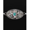 imageTOPACC Cowgirl Belts for Women Western Chain Belt Metal Concho Belt for Dresses Jeans Country Concert OutfitTurquoise
