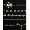 imageTOPACC Western Chain belt for Women Cowgirl Metal Concho Belt for Dresses Jeans Country Concert OutfitDsilver