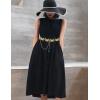 imageTOPACC Western Chain belt for Women Cowgirl Metal Concho Belt for Dresses Jeans Country Concert OutfitEgold